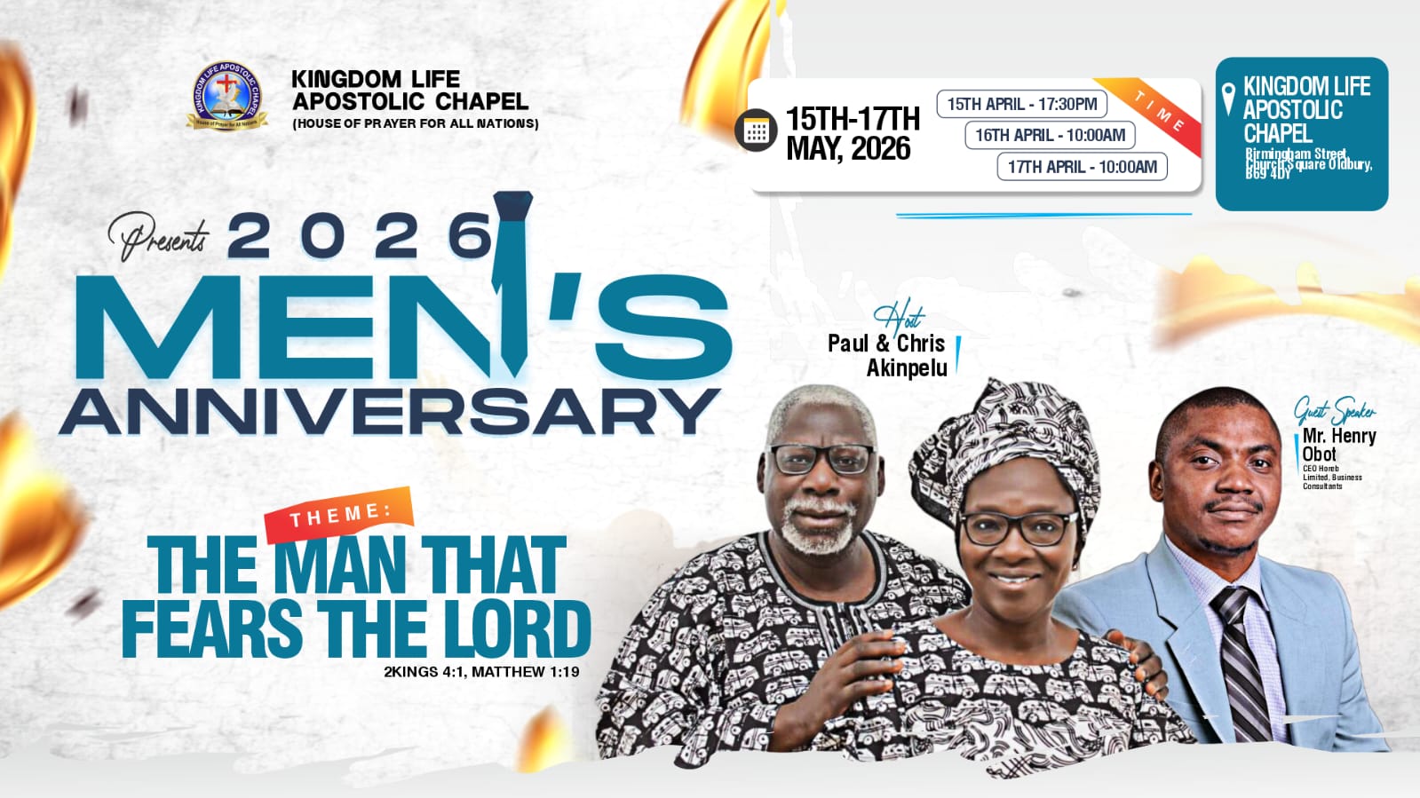 men anniversary may 2026