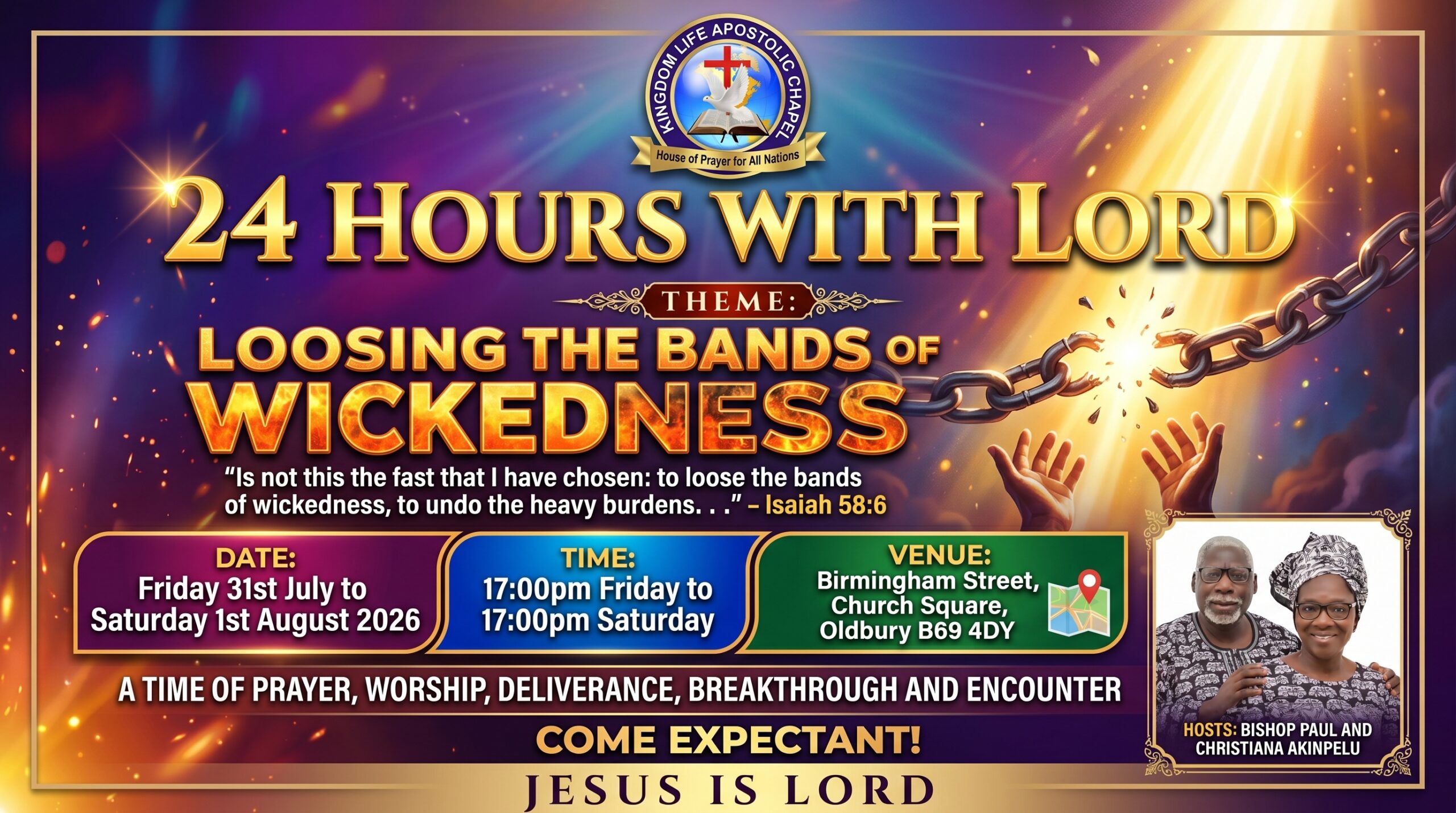 24 hours witht he lord 2026